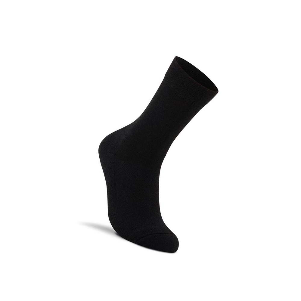 Women\'s Ecco Dress Short-Crew Socks Black | USA 421ILH